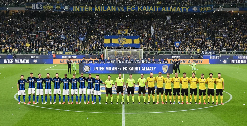 Inter Milan vs FC Kairat Almaty Lineups