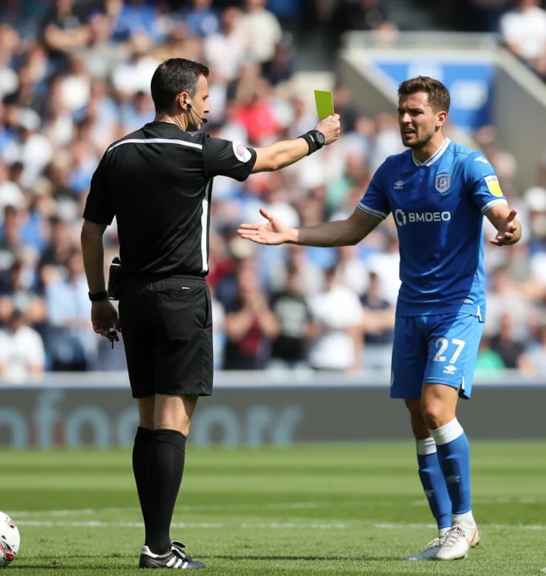 how to get a yellow card in soccer