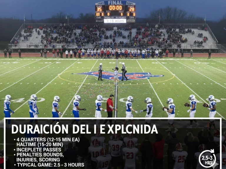 how long does a high school football game last