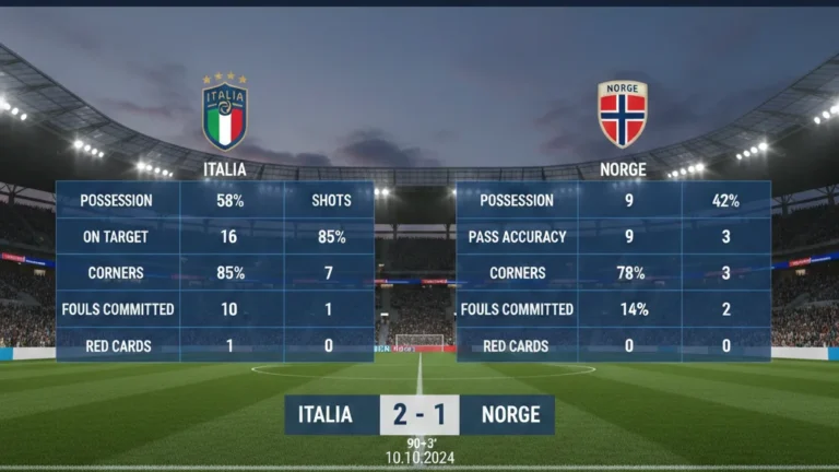 italy national football team vs norway national football team stats