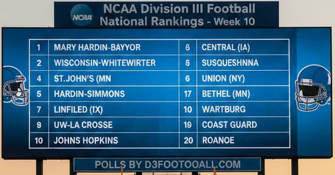 ncaa d3 football rankings