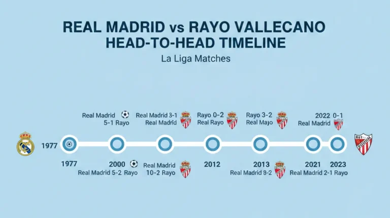 real madrid rayo vallecano timeline