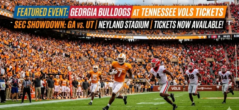 Georgia Bulldogs At Tennessee Vols Football Tickets​
