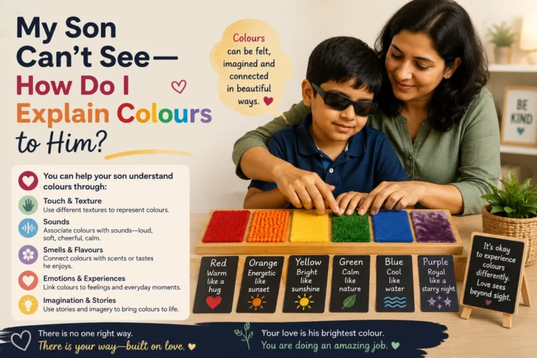 My Son Can’t SeeHow Do I Explain Colours to Him?