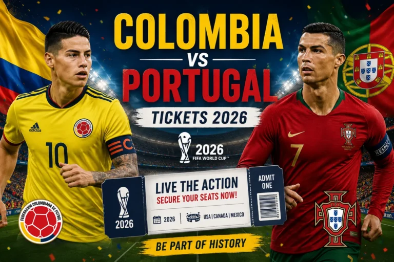 Colombia vs Portugal Tickets