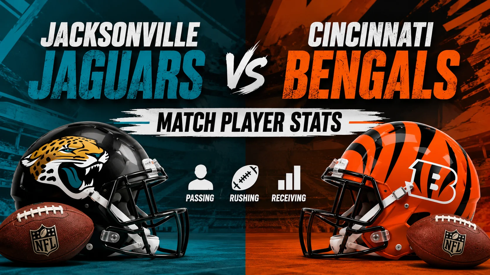 Jacksonville Jaguars vs Bengals Match Player Stats
