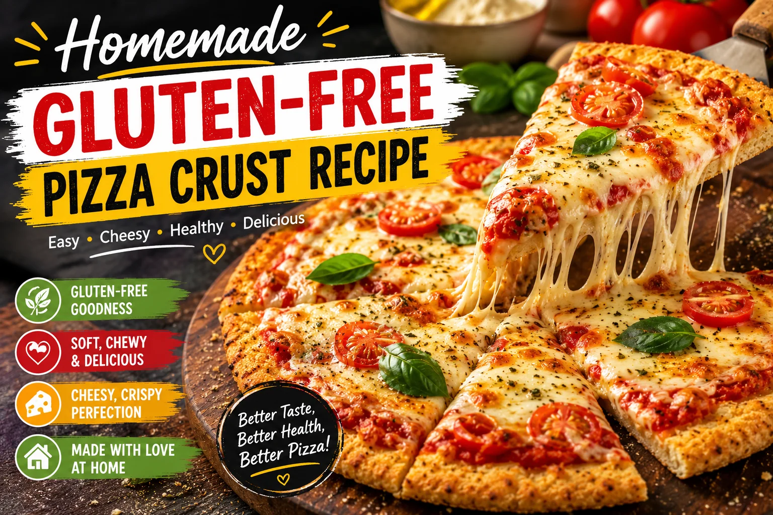 Homemade Gluten-Free Pizza Crust Recipe