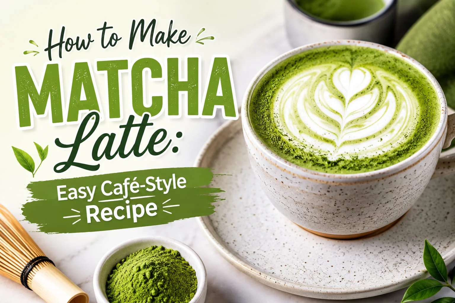How to Make Matcha Latte
