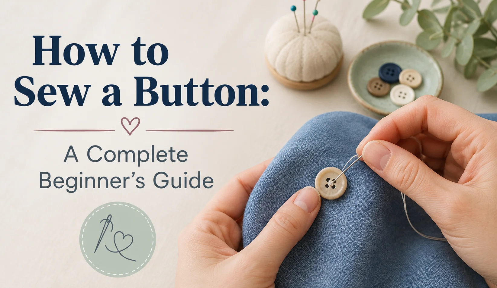 How to Sew a Button