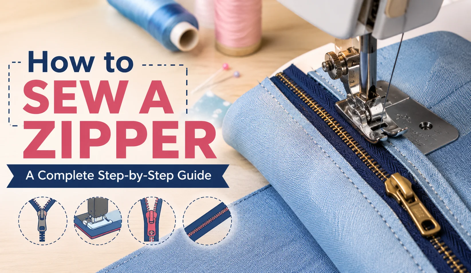 How to Sew a Zipper