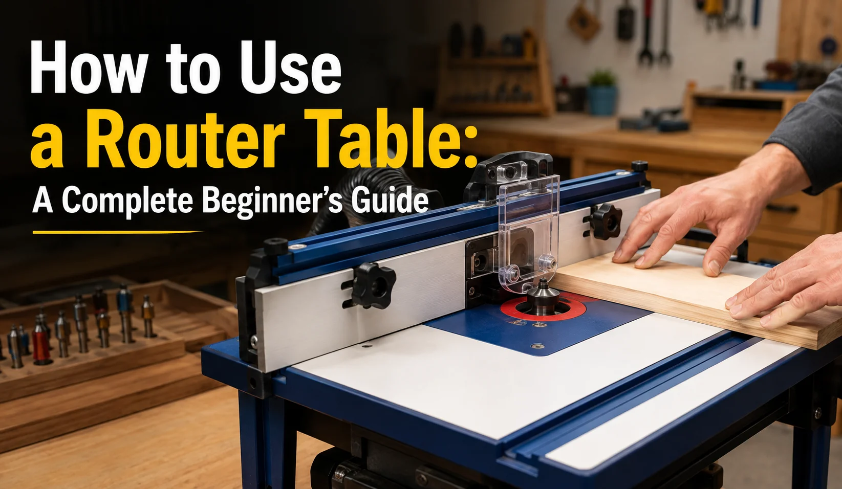 How to Use a Router Tabl