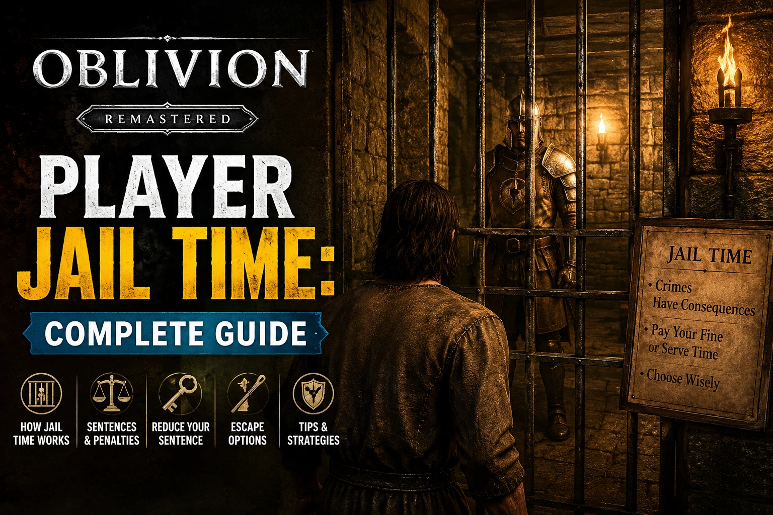Oblivion Remastered Player Jail Time