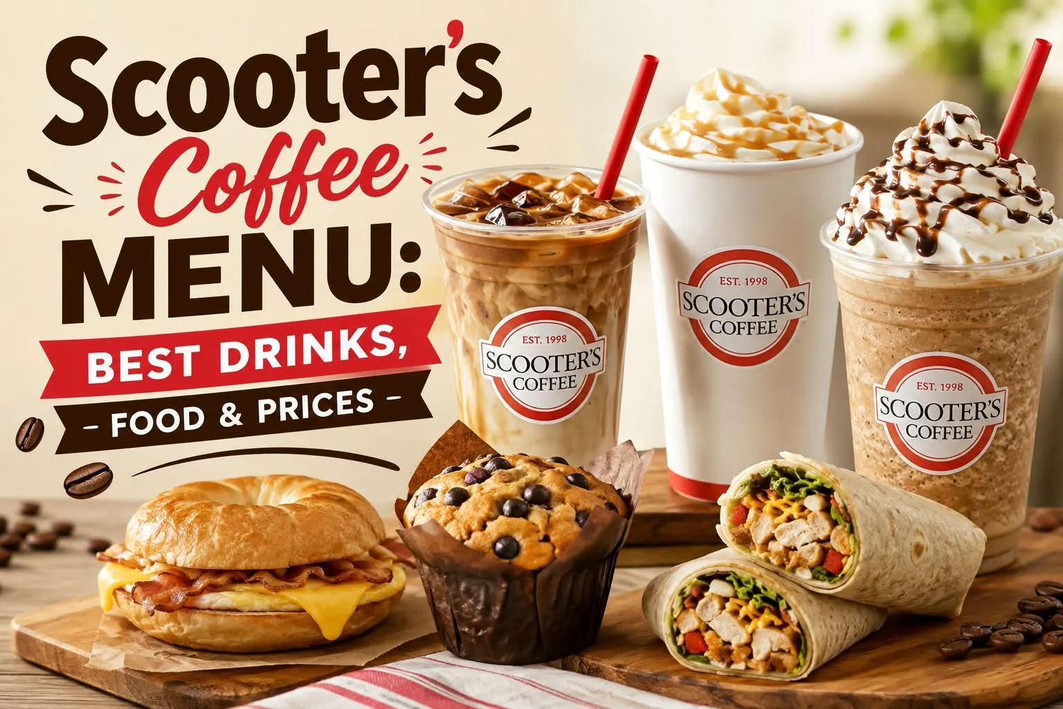 Scooter’s Coffee Menu
