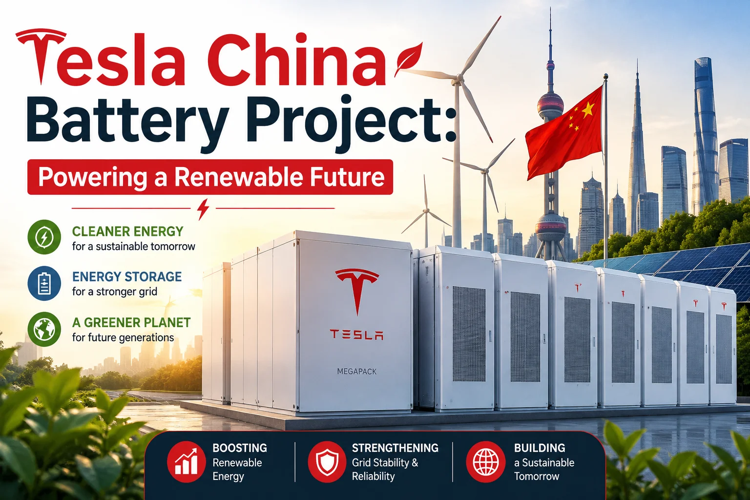 Tesla China Battery Project