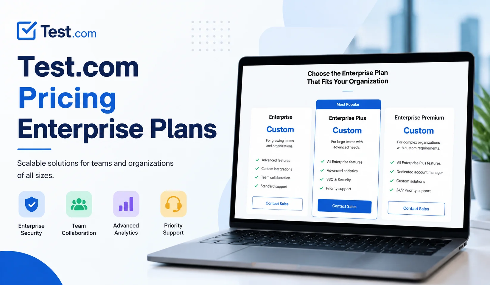 Test.com Pricing Enterprise Plans