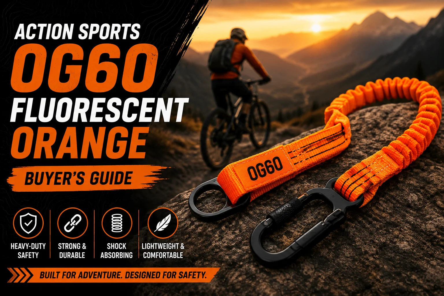 action sports og60 fluorescent orange