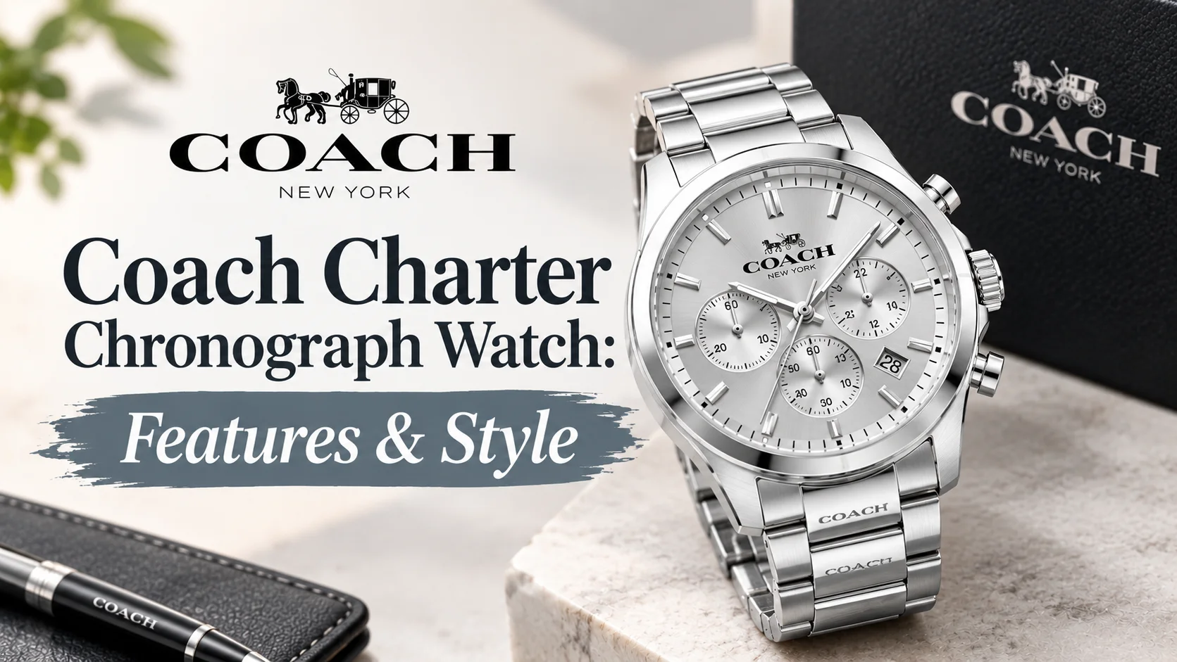 Coach Charter Chronograph Watch