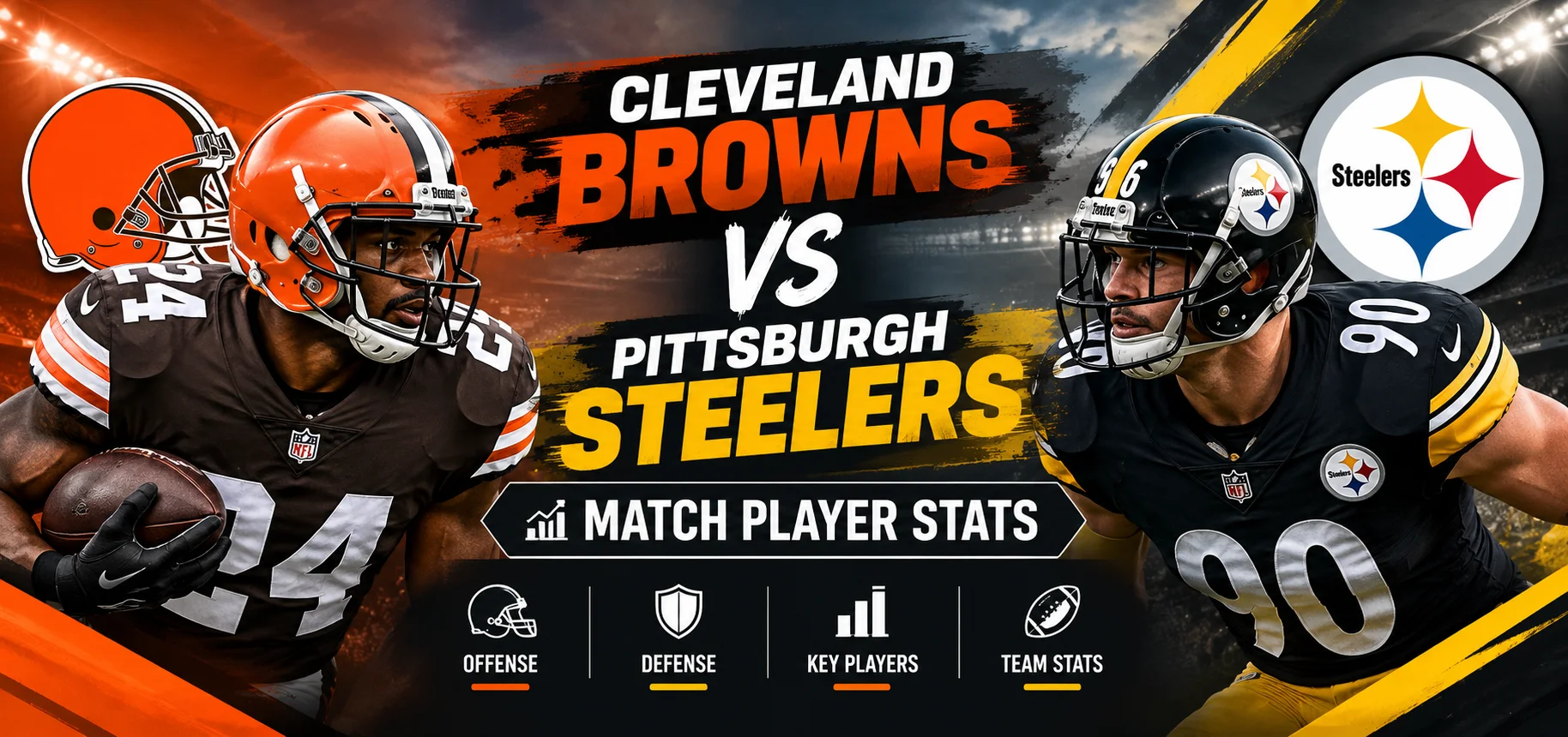 Cleveland Browns vs Pittsburgh Steelers Match Player Stats