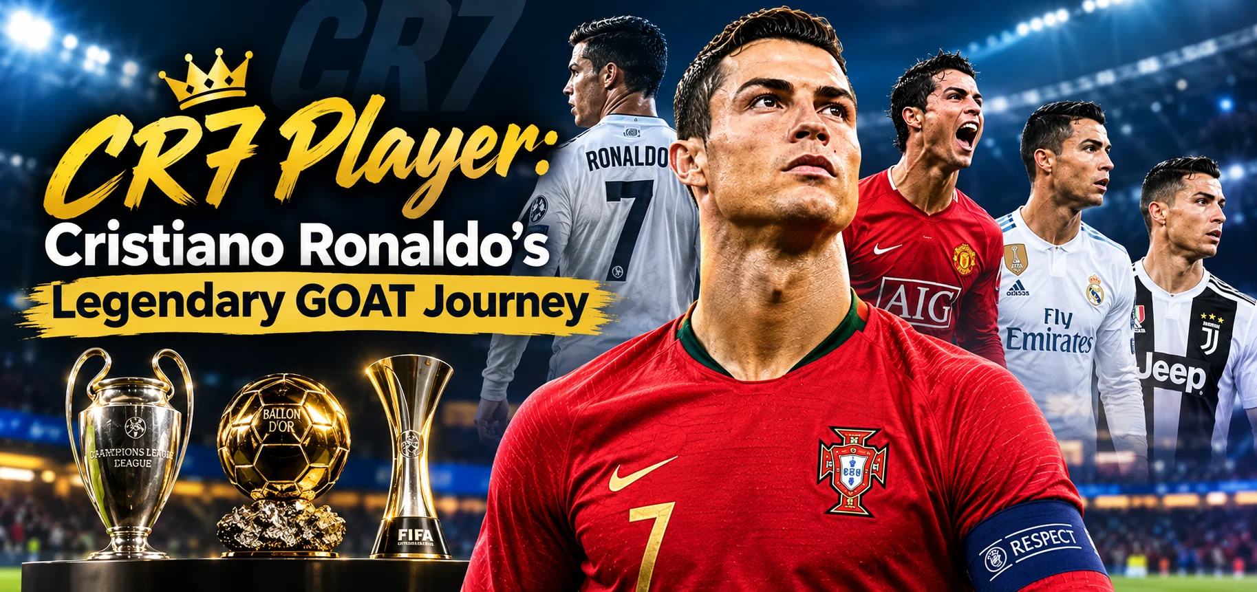 CR7_ Cristiano Ronaldo’s Legendary GOAT Journey