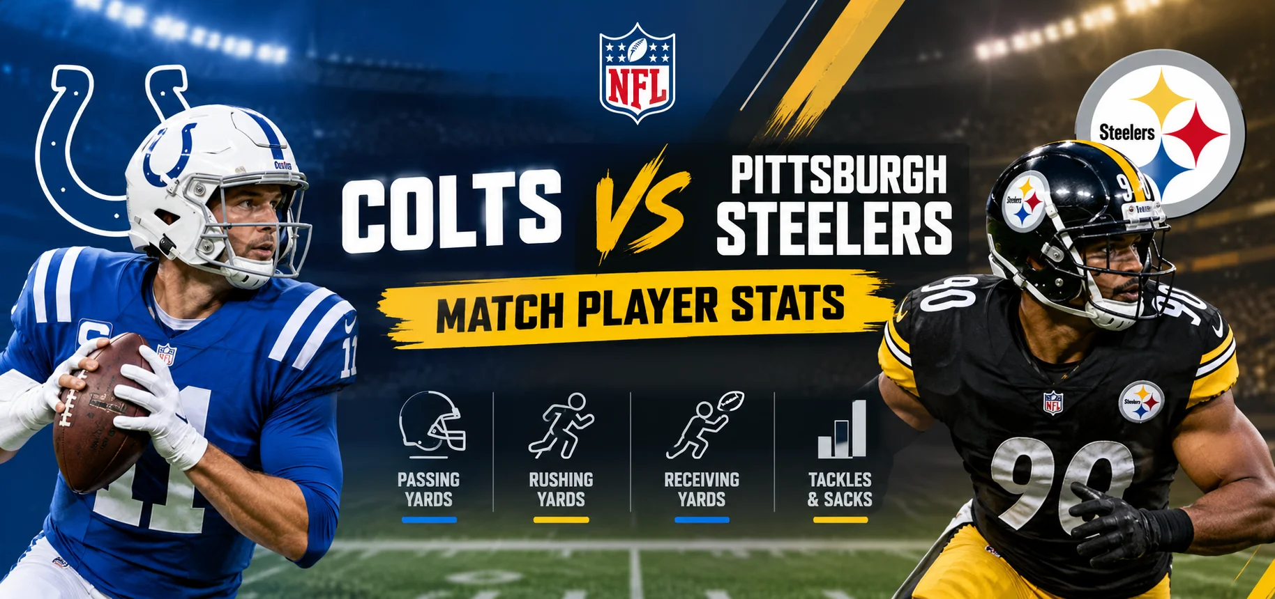 Colts vs Pittsburgh Steelers Match Player Stats