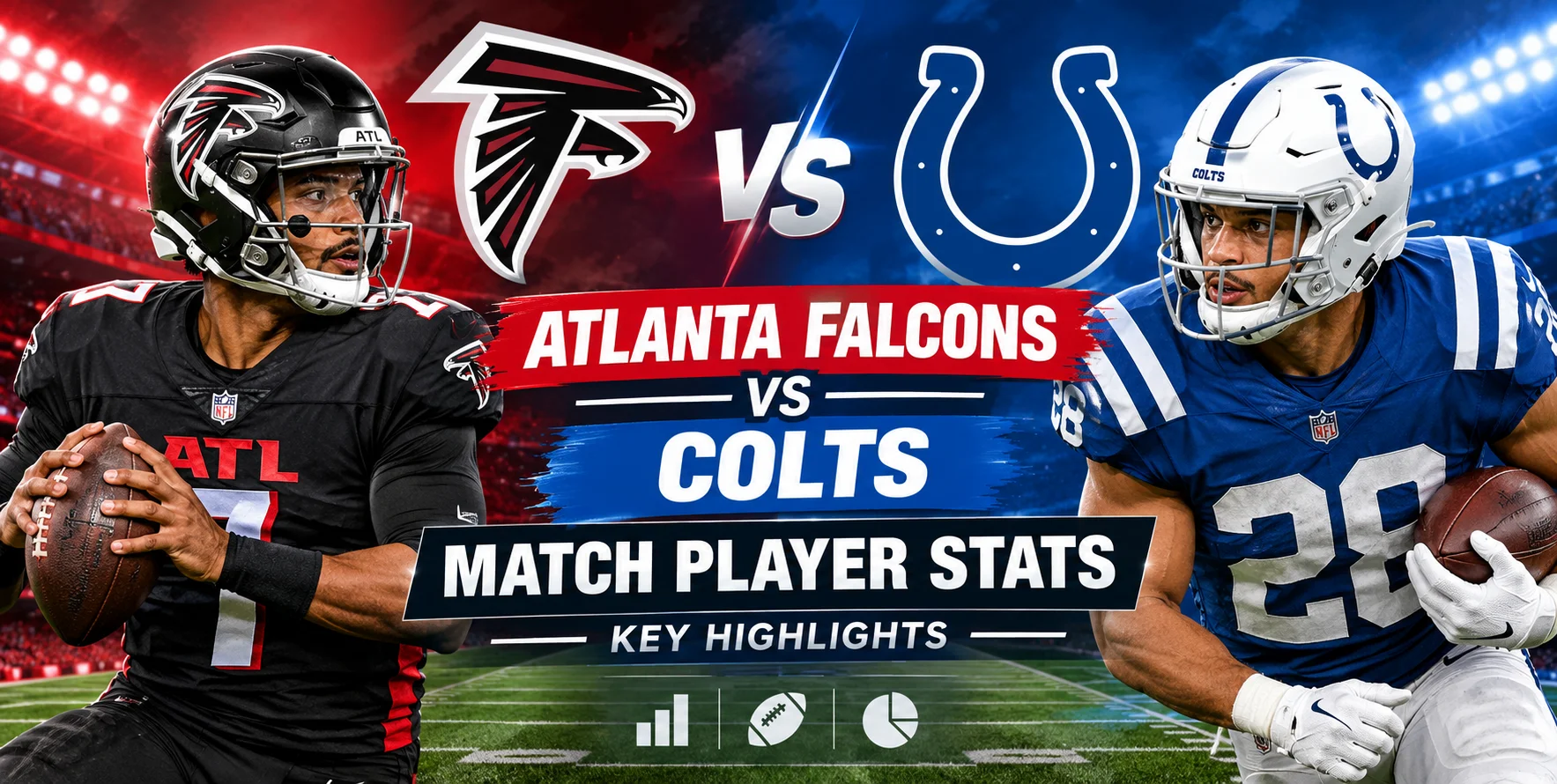Atlanta Falcons vs Colts Match Player Stats