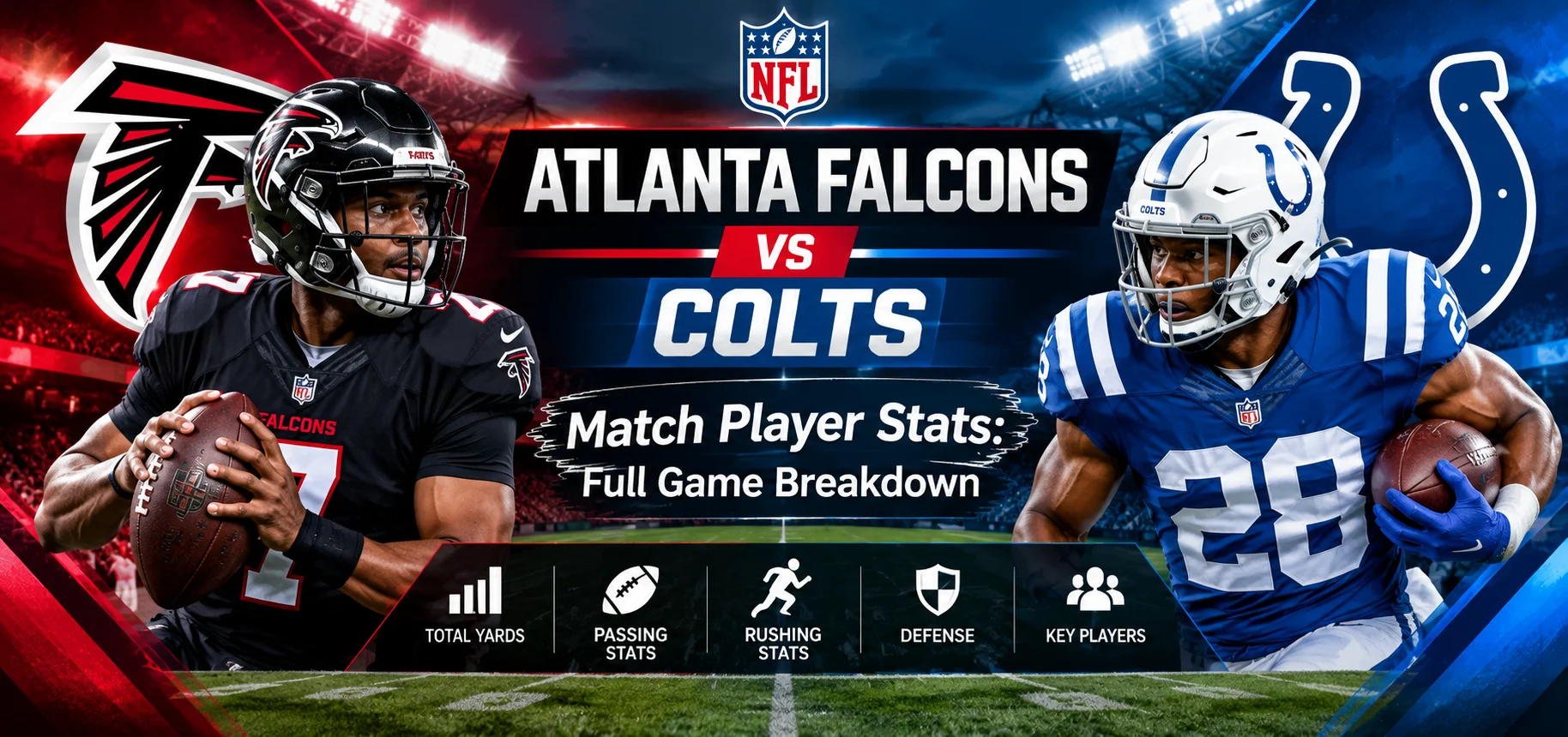 Atlanta Falcons vs Colts Match Player Stats